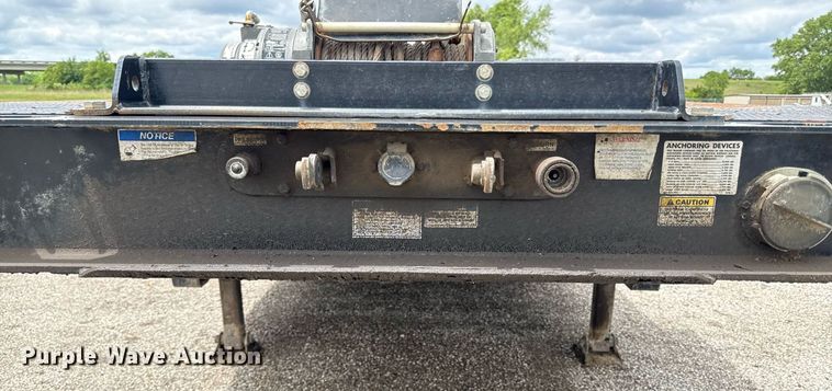image for item DR2811 2019 Trail King drop deck equipment trailer