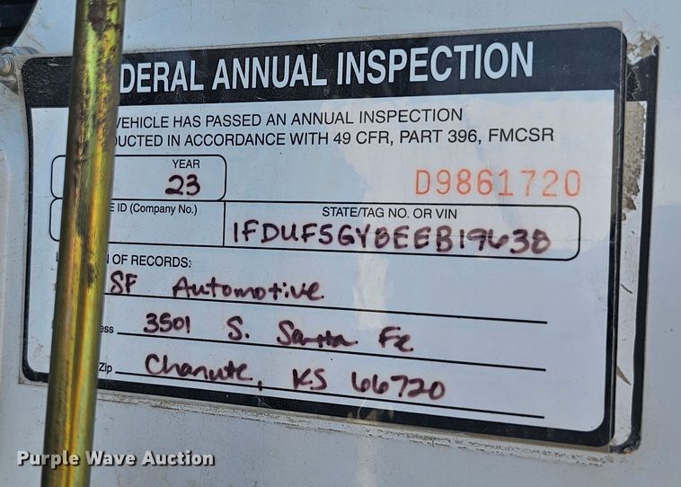 image for item DR3957 2014 Ford F550 Super Duty utility / service truck