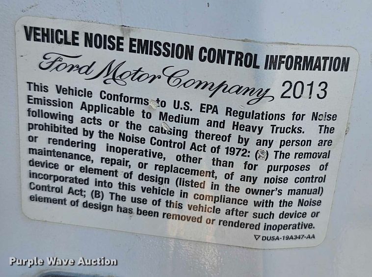 image for item DR3957 2014 Ford F550 Super Duty utility / service truck