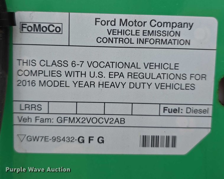 image for item DR3959 2016 Ford F650 Super Duty rollback truck