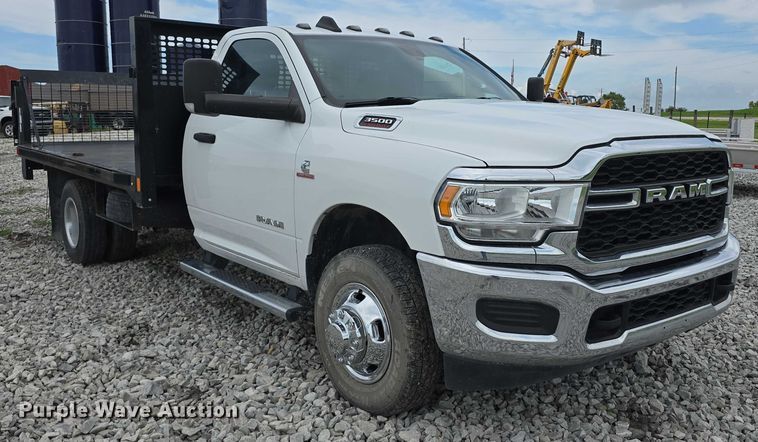 image for item DR3963 2021 Dodge Ram 3500 Heavy Duty flatbed pickup truck