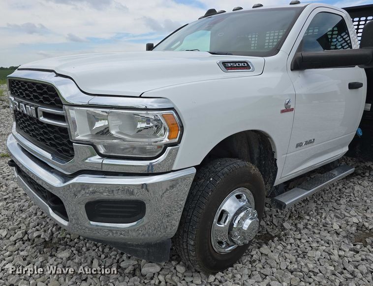 image for item DR3963 2021 Dodge Ram 3500 Heavy Duty flatbed pickup truck