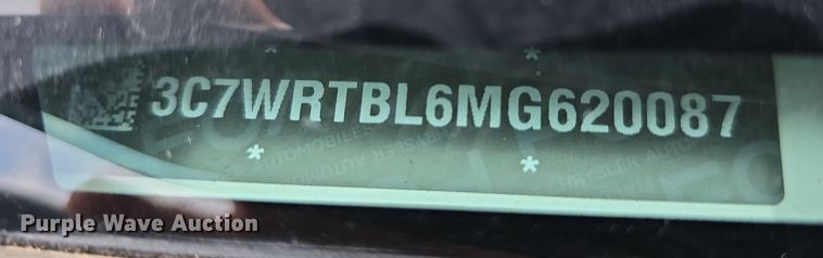 image for item DR3963 2021 Dodge Ram 3500 Heavy Duty flatbed pickup truck