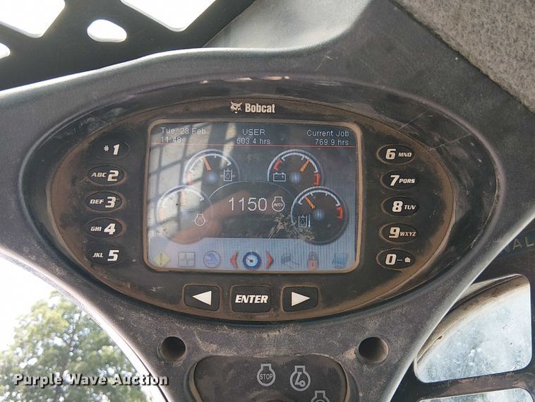 image for item DS3863 2015 Bobcat T650 tracked skid steer loader