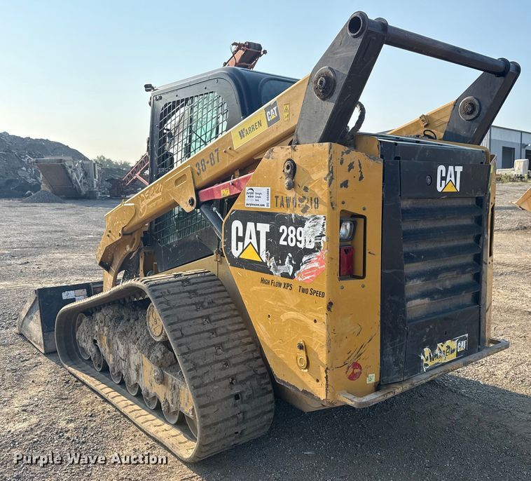 image for item DS3869 2017 Caterpillar 289D tracked skid steer loader