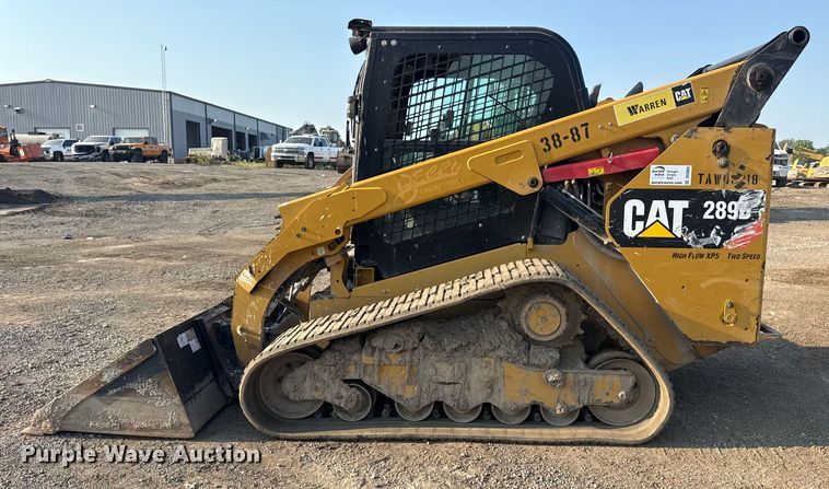 image for item DS3869 2017 Caterpillar 289D tracked skid steer loader