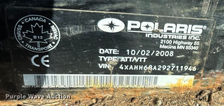 image for item DT3264 2009 Polaris Ranger 700 XP utility vehicle