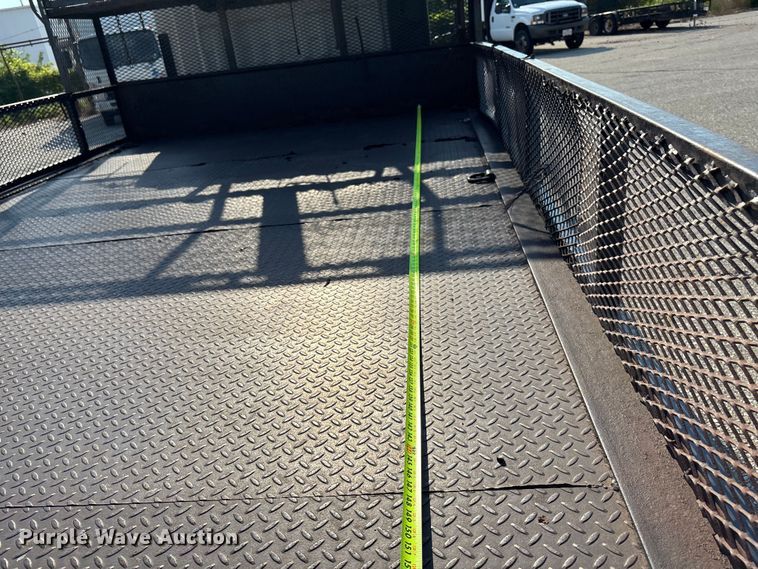 image for item DT3265 2012 Isuzu NPR crew cab flatbed truck