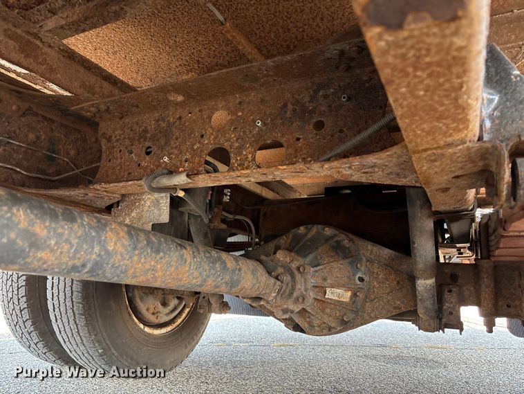 image for item DT3265 2012 Isuzu NPR crew cab flatbed truck