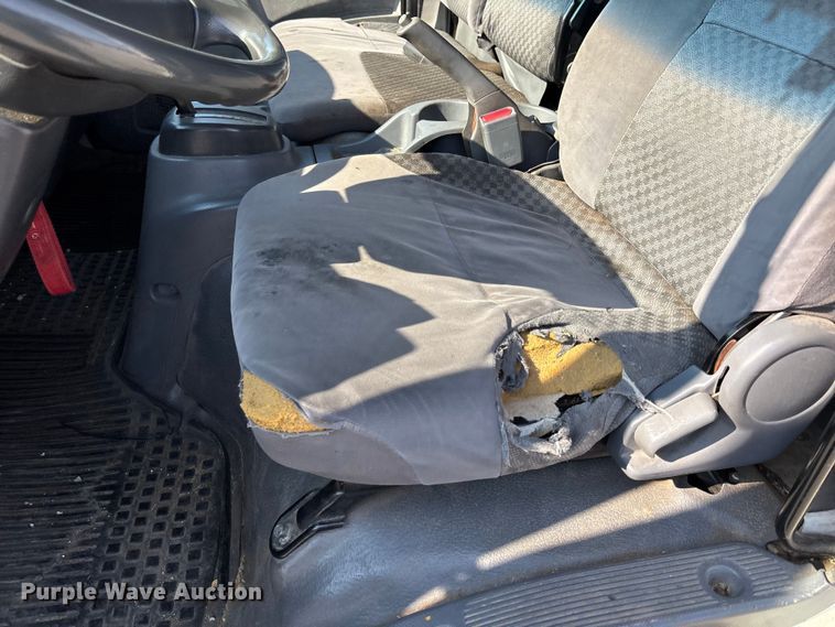 image for item DT3265 2012 Isuzu NPR crew cab flatbed truck