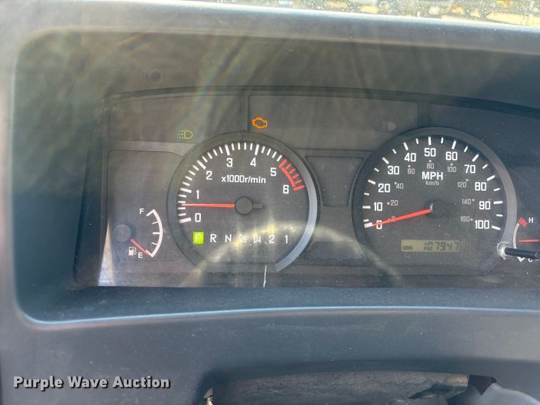 image for item DT3265 2012 Isuzu NPR crew cab flatbed truck