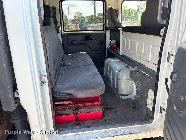 image for item DT3265 2012 Isuzu NPR crew cab flatbed truck