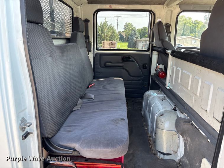 image for item DT3265 2012 Isuzu NPR crew cab flatbed truck