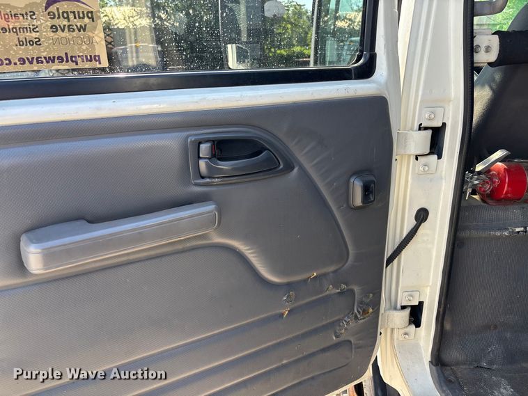 image for item DT3265 2012 Isuzu NPR crew cab flatbed truck