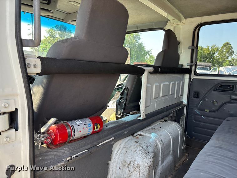 image for item DT3265 2012 Isuzu NPR crew cab flatbed truck