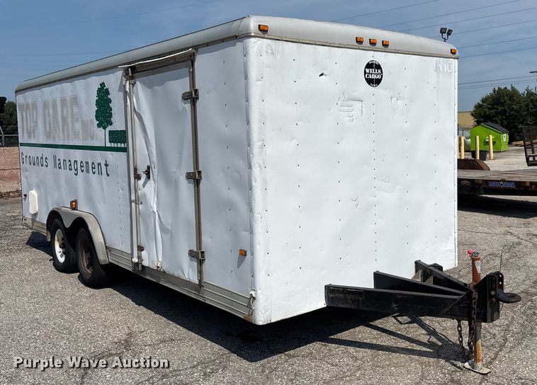 image for item DT3269 1999 Haulmart enclosed cargo trailer