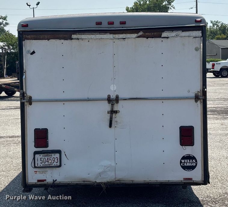 image for item DT3269 1999 Haulmart enclosed cargo trailer