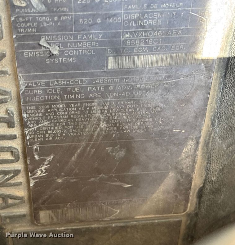 image for item DT3288 2006 International Dura Star 4400 flatbed truck