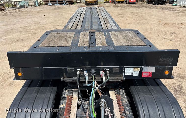 image for item DT3289 2012 Trail King TK70SA-482 drop deck tilt deck equipment trailer