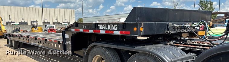 image for item DT3289 2012 Trail King TK70SA-482 drop deck tilt deck equipment trailer