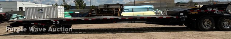 image for item DT3289 2012 Trail King TK70SA-482 drop deck tilt deck equipment trailer