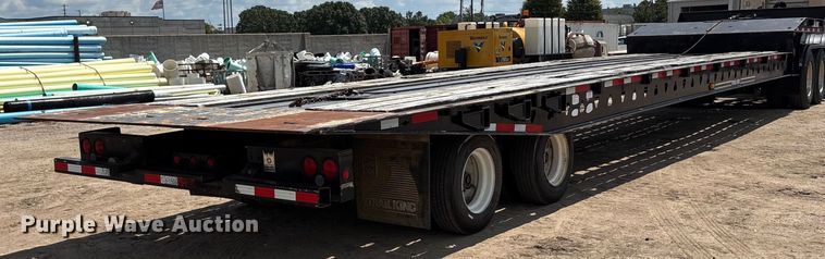 image for item DT3289 2012 Trail King TK70SA-482 drop deck tilt deck equipment trailer