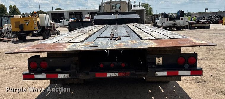 image for item DT3289 2012 Trail King TK70SA-482 drop deck tilt deck equipment trailer