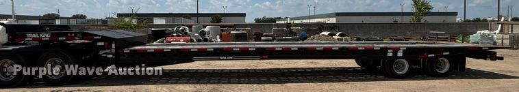 image for item DT3289 2012 Trail King TK70SA-482 drop deck tilt deck equipment trailer