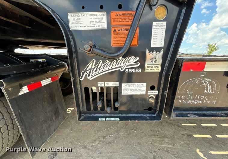 image for item DT3289 2012 Trail King TK70SA-482 drop deck tilt deck equipment trailer