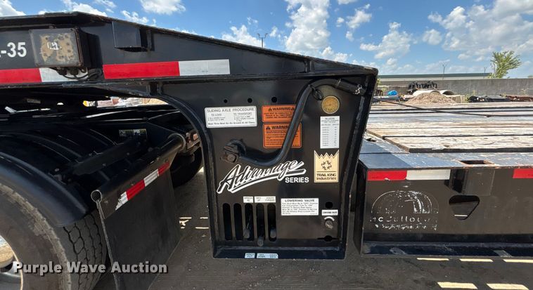 image for item DT3289 2012 Trail King TK70SA-482 drop deck tilt deck equipment trailer