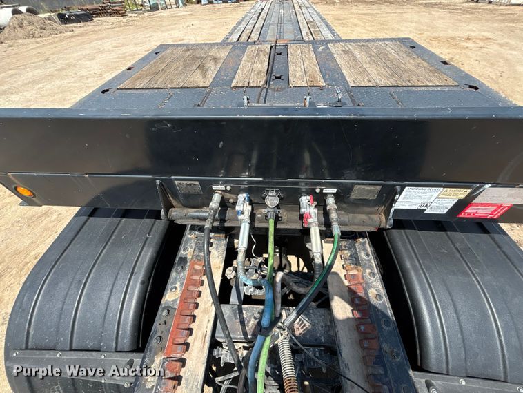 image for item DT3289 2012 Trail King TK70SA-482 drop deck tilt deck equipment trailer