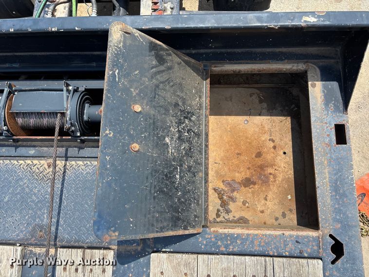 image for item DT3289 2012 Trail King TK70SA-482 drop deck tilt deck equipment trailer