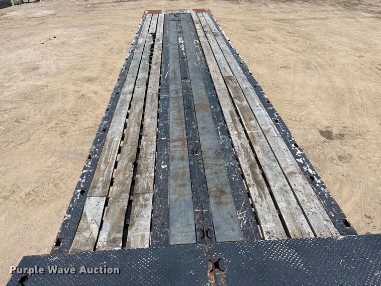 image for item DT3289 2012 Trail King TK70SA-482 drop deck tilt deck equipment trailer