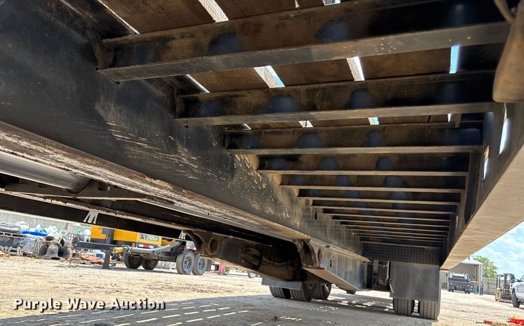 image for item DT3289 2012 Trail King TK70SA-482 drop deck tilt deck equipment trailer