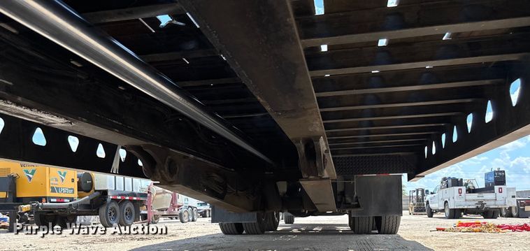 image for item DT3289 2012 Trail King TK70SA-482 drop deck tilt deck equipment trailer