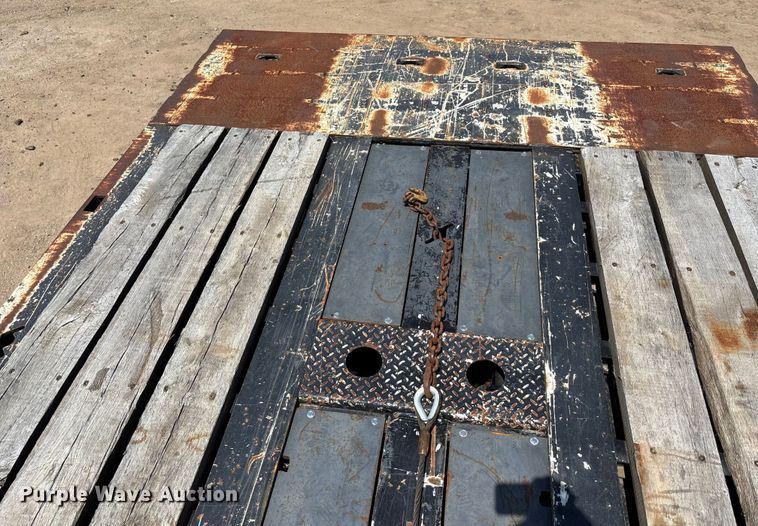 image for item DT3289 2012 Trail King TK70SA-482 drop deck tilt deck equipment trailer