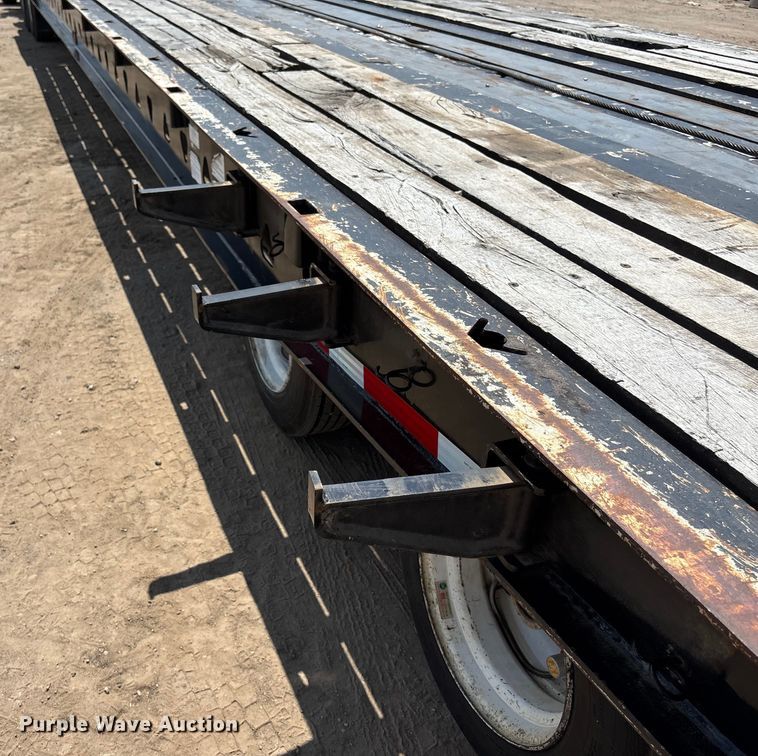 image for item DT3289 2012 Trail King TK70SA-482 drop deck tilt deck equipment trailer