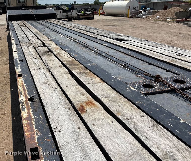 image for item DT3289 2012 Trail King TK70SA-482 drop deck tilt deck equipment trailer