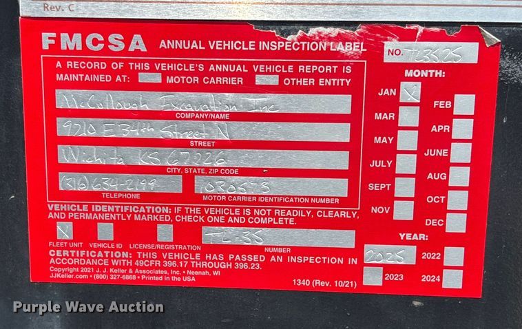 image for item DT3289 2012 Trail King TK70SA-482 drop deck tilt deck equipment trailer