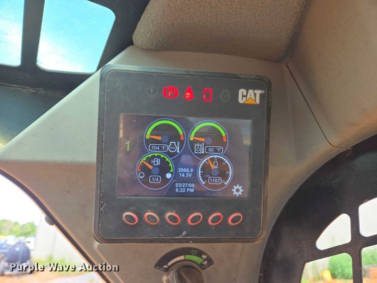 image for item DU2504 2019 Caterpillar 262D skid steer loader