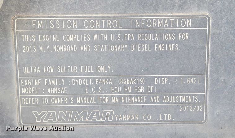 image for item DU6755 Yanmar VI035 6A mini excavator