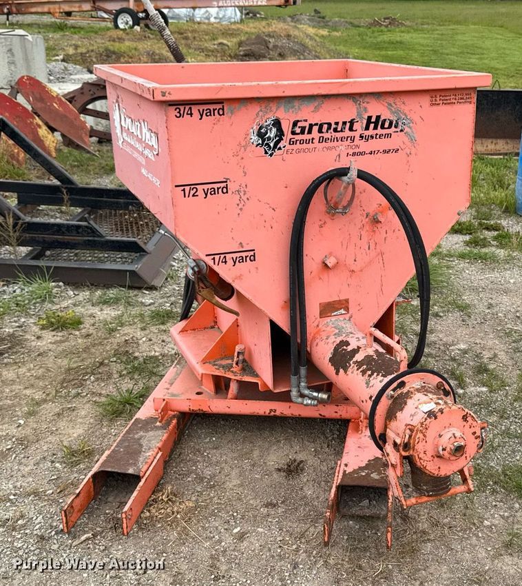 image for item DV2694 Grout Hog GH75 material delivery system  