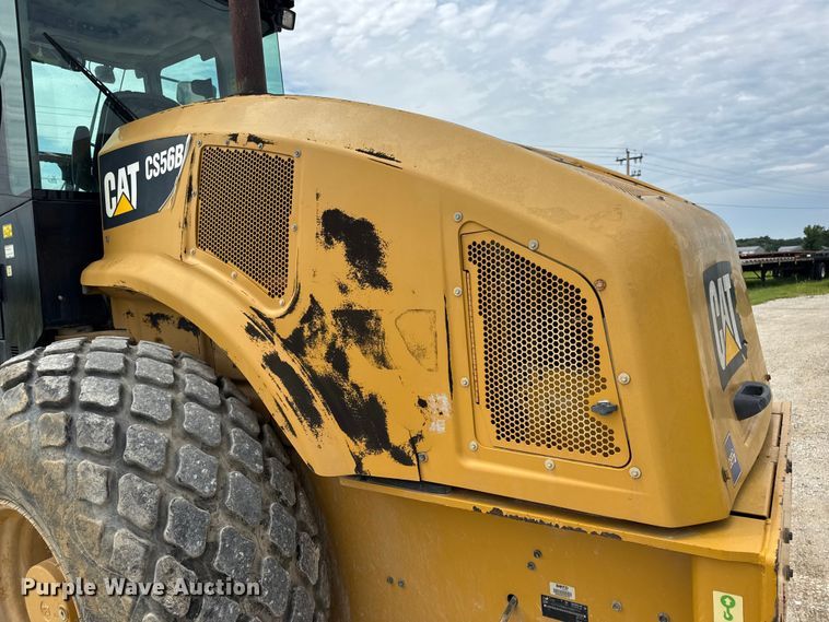 image for item DW3472 2016 Caterpillar CS56B single drum vibratory roller