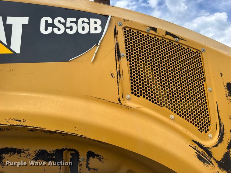 image for item DW3472 2016 Caterpillar CS56B single drum vibratory roller