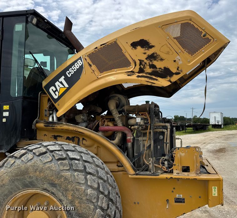 image for item DW3472 2016 Caterpillar CS56B single drum vibratory roller
