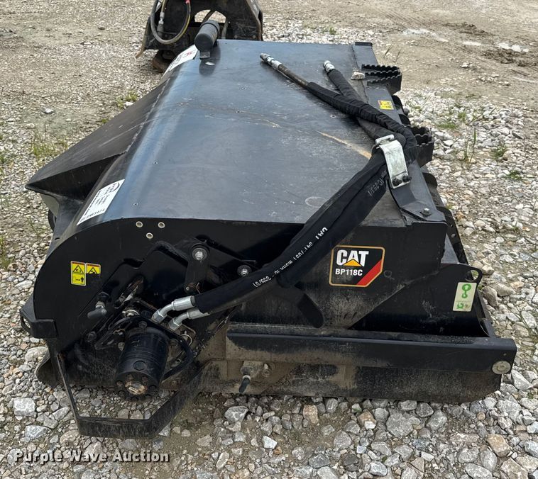 image for item DW3474 Caterpillar BP118C skid steer sweeper