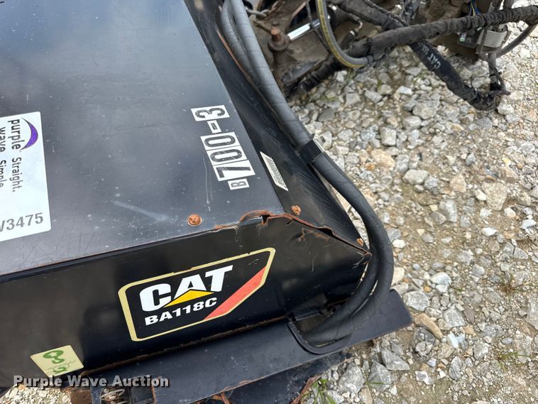 image for item DW3475 Caterpillar BA118C skid steer broom