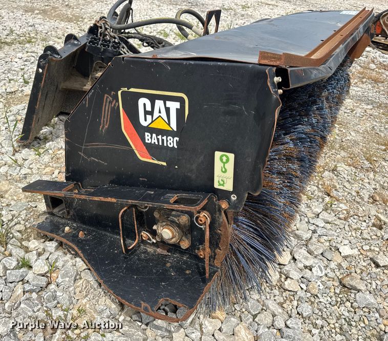 image for item DW3475 Caterpillar BA118C skid steer broom