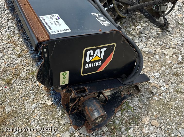 image for item DW3475 Caterpillar BA118C skid steer broom