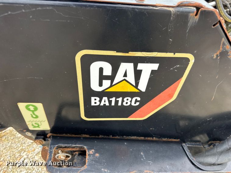 image for item DW3475 Caterpillar BA118C skid steer broom